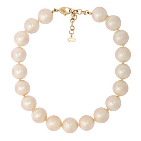 dior necklace with pearl|christian dior jewelry necklace.